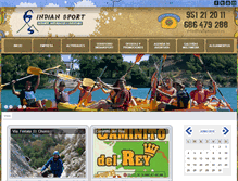 Tablet Screenshot of indiansport.es